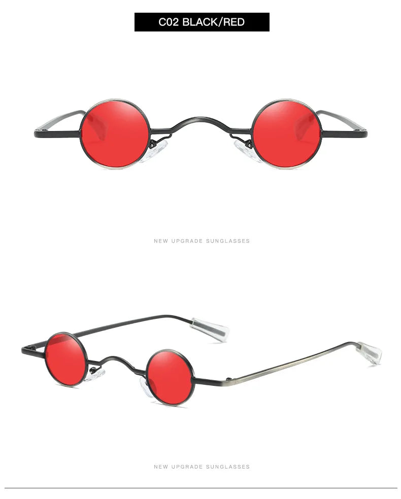 Vintage Rock Punk Classic Small Round Sunglasses