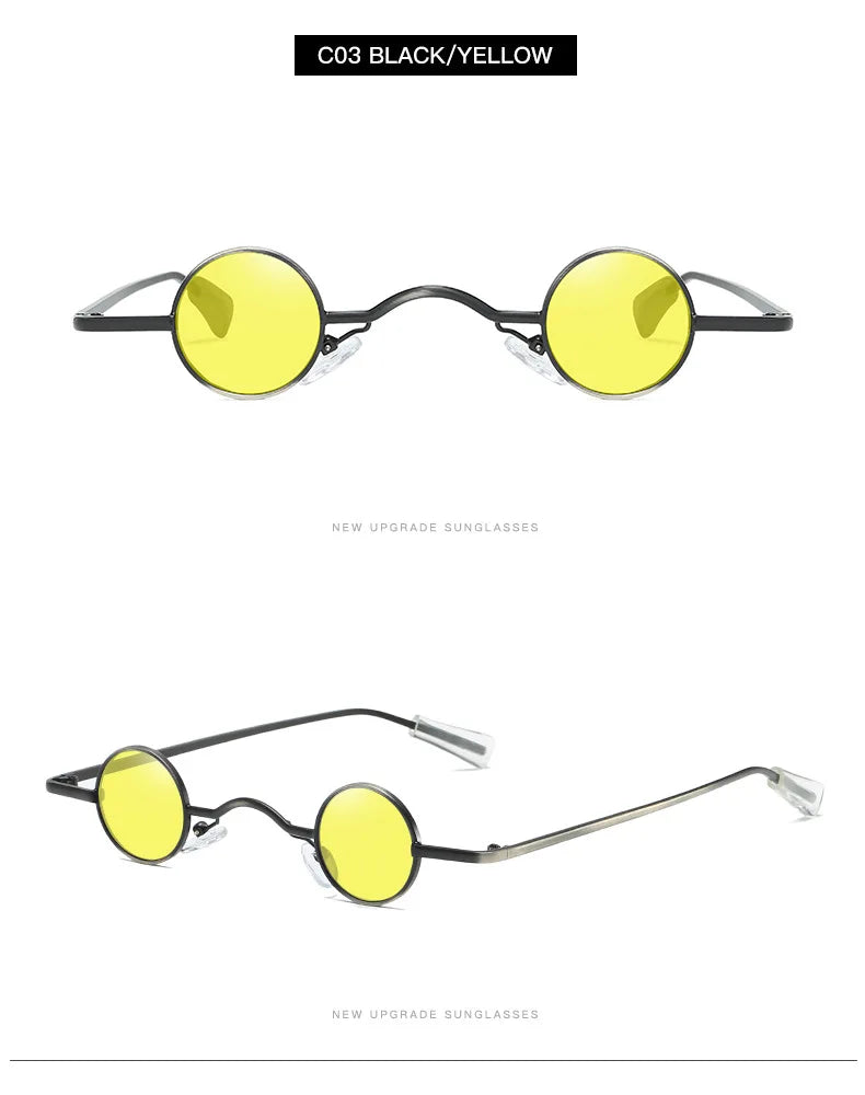 Vintage Rock Punk Classic Small Round Sunglasses
