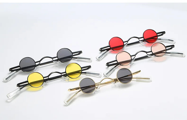 Vintage Rock Punk Classic Small Round Sunglasses