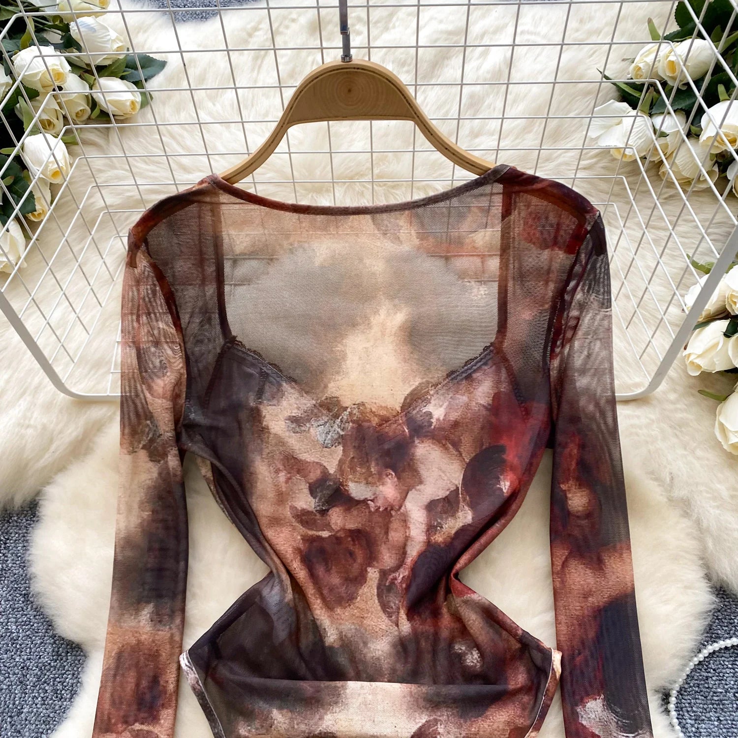 Retro Sheath Open crotch Bodysuits