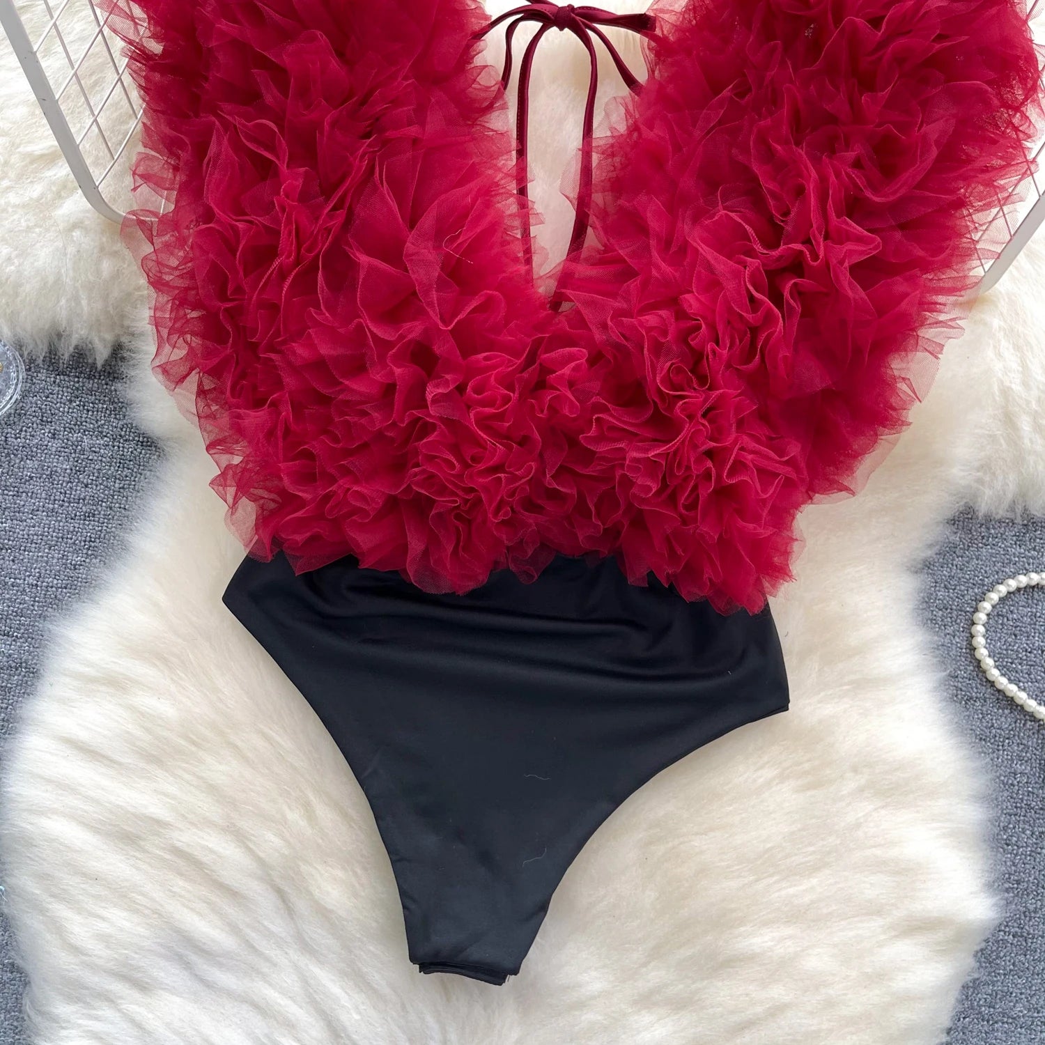 3D Flowers Spliced Sheath Backless Bodysuits