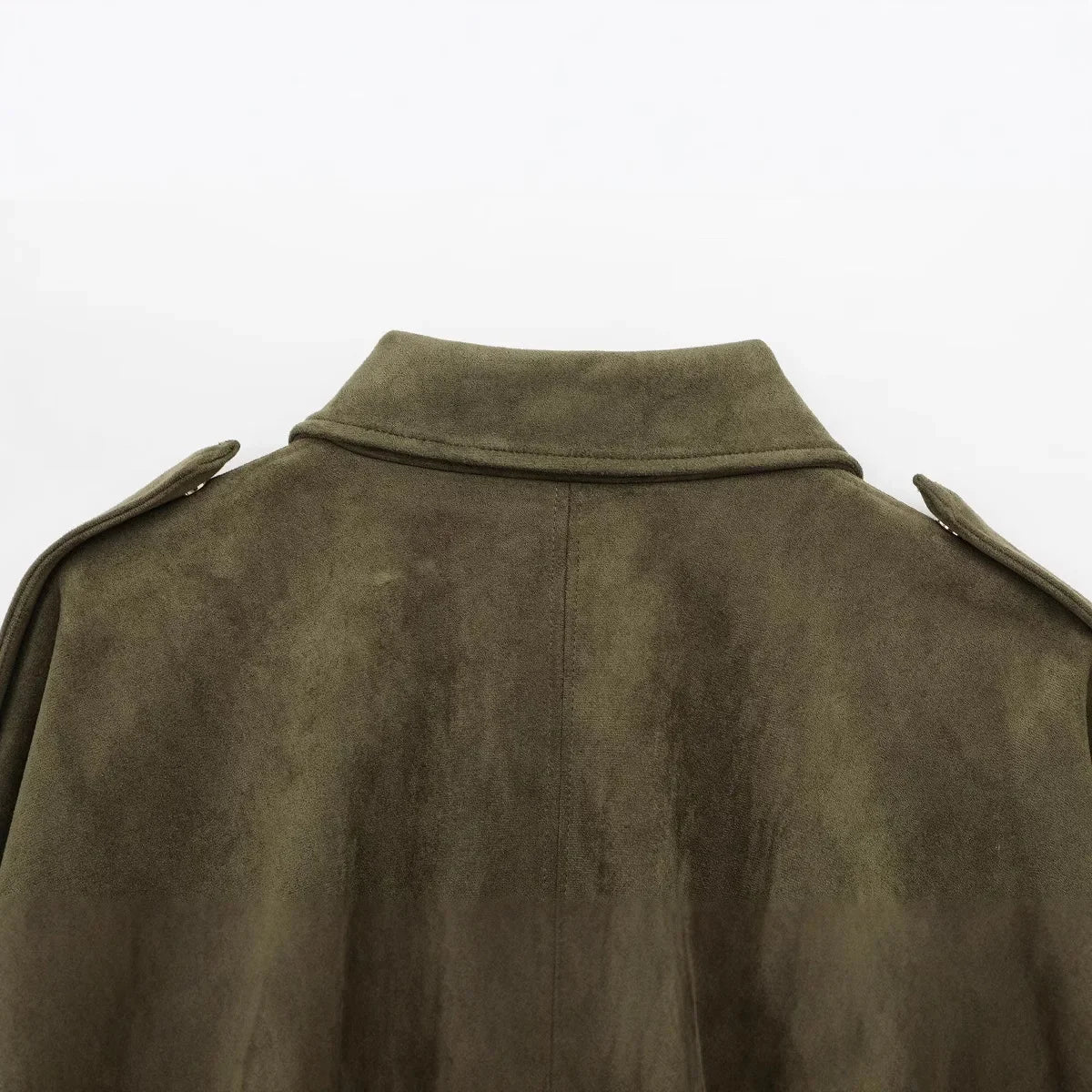 Velvet Texture Pilot Jacket and Skirts