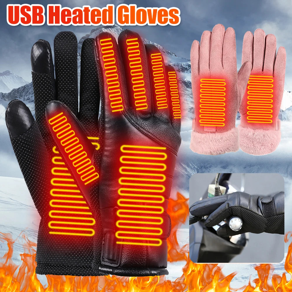 Electric Heating Touch Screen Gloves