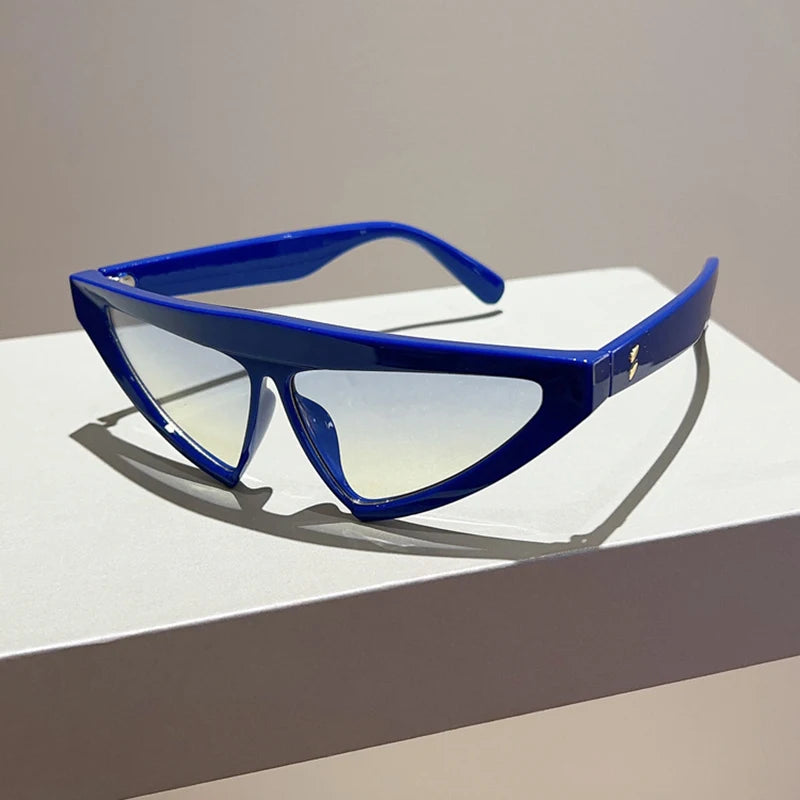 Punk Vintage Y2K Triangle Sunglasses
