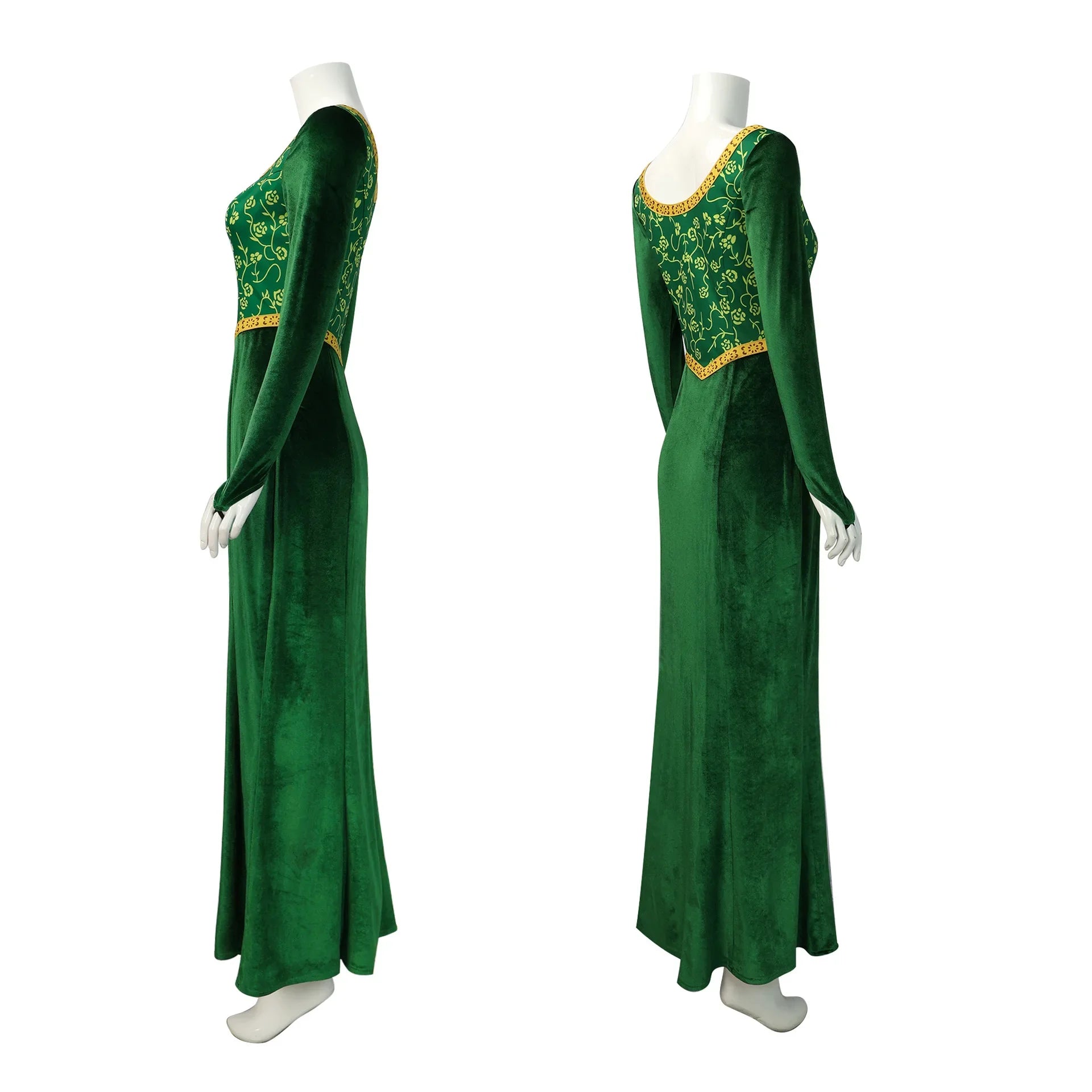 Anime Princess Green Dress Fancy Fantasy Party Suit Roleplay for Halloween
