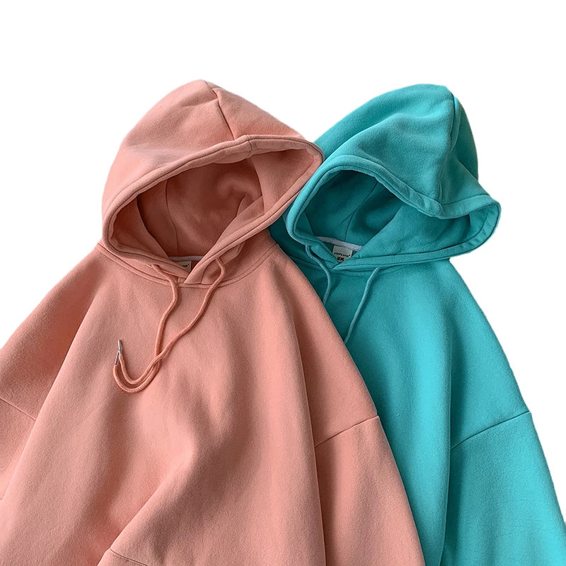 Oversized Large Size Retro Hoodie