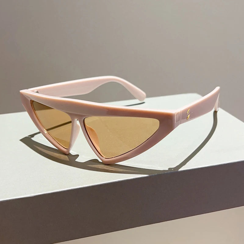 Punk Vintage Y2K Triangle Sunglasses