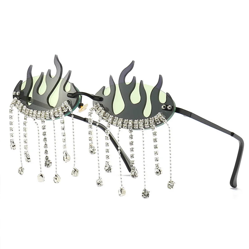 Diamonds Fire Flame Sunglasses