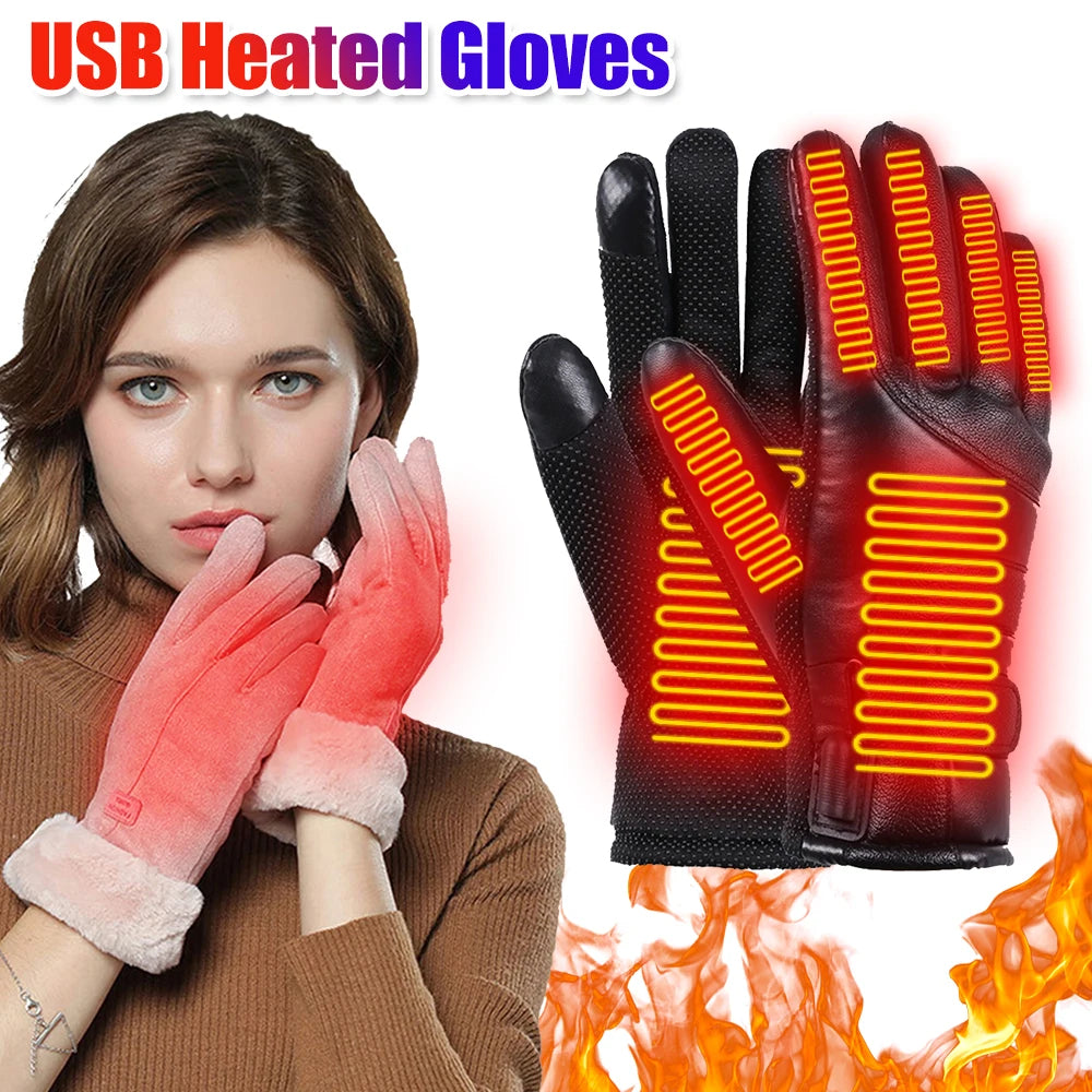 Electric Heating Touch Screen Gloves