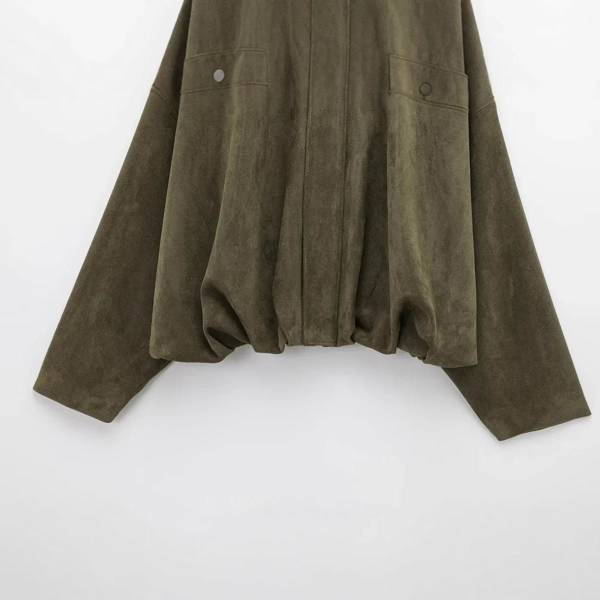 Velvet Texture Pilot Jacket and Skirts