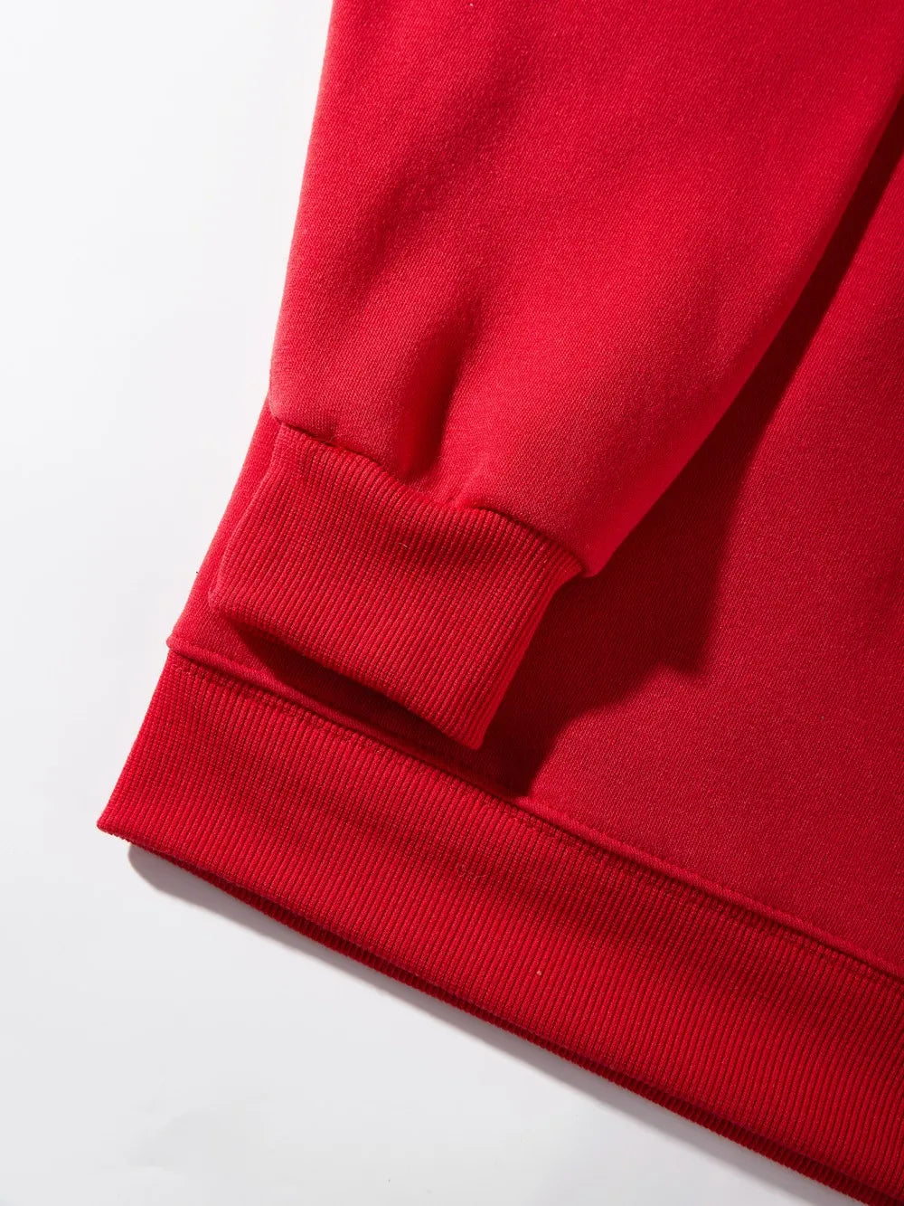 Autumn Winter Fleece Pullover Soft Breathable O-Neck Sweatshirt