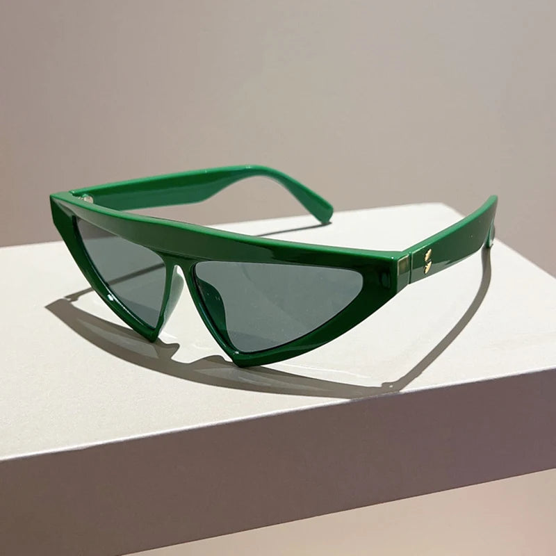 Punk Vintage Y2K Triangle Sunglasses