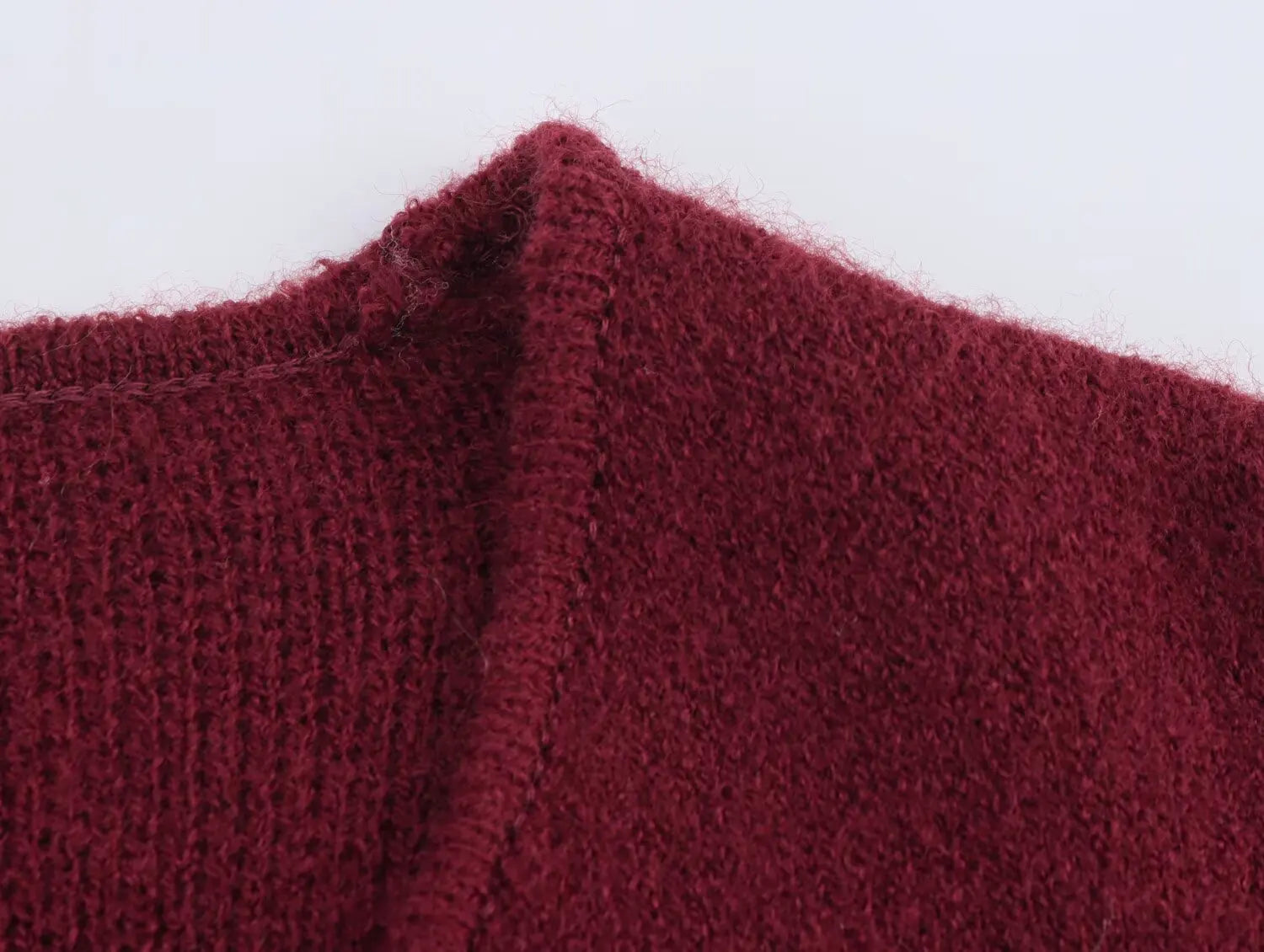 Long-sleeved Loose Hem Cardigan