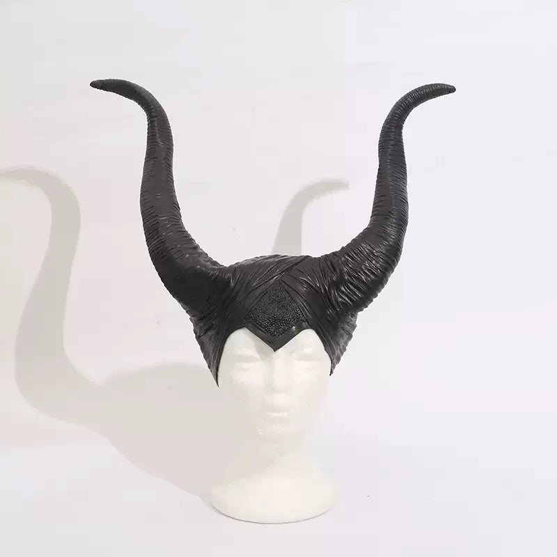 Adult Black Horned Costume Halloween Accessory Frozen Sleeping Beauty Headband