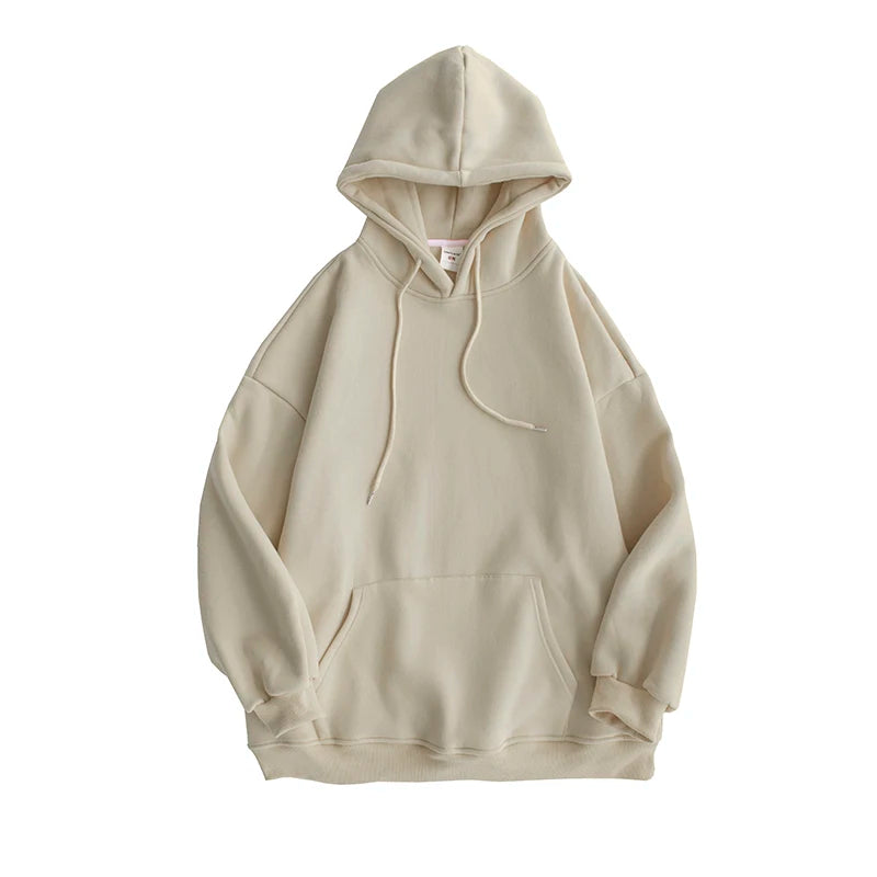 Oversized Large Size Retro Hoodie